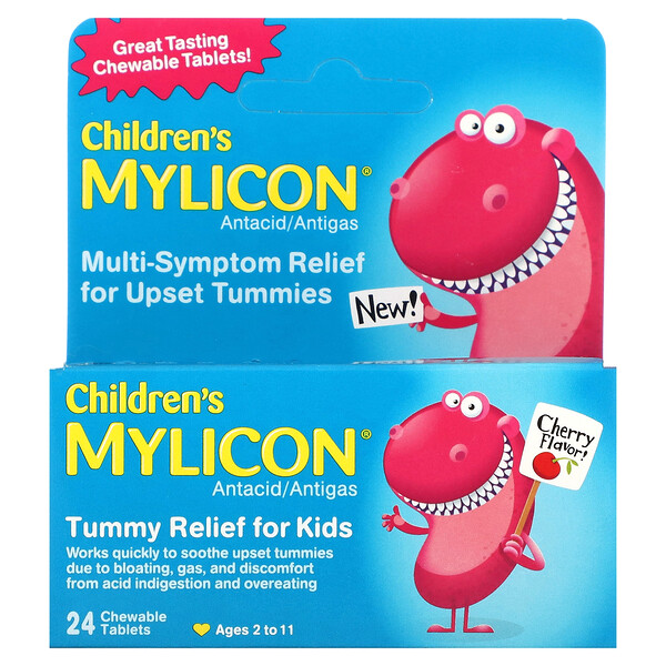 Mylicon, Children's Mylicon, Tummy Relief for Kids, Ages 211, Cherry