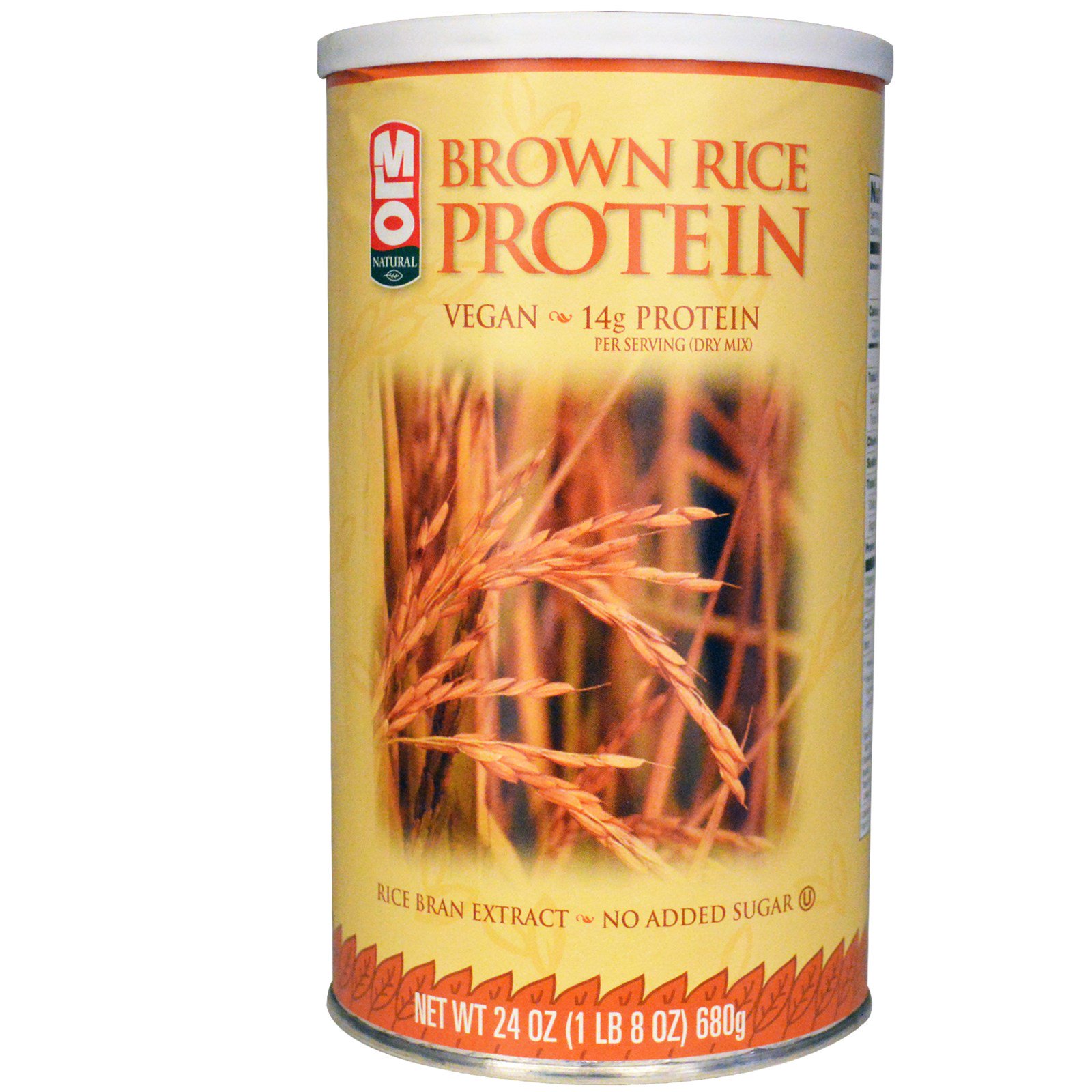 MLO Natural, Brown Rice Protein Powder, 24 oz (680 g)