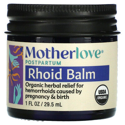 

Motherlove Postpartum Rhoid Balm 1 fl. oz (29.5 ml)