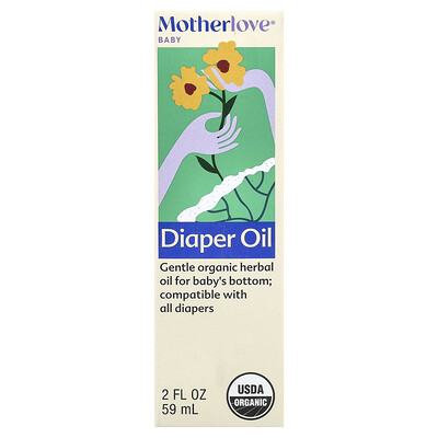 Motherlove, Aceite para pañales de bebé, 59 ml (2 oz. líq.)