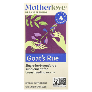 Motherlove, 수유 중인 산모용, 고트스루, 액상 캡슐 120정(캡슐 1정당 525mg)