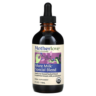 Motherlove, Lactancia, Mezcla especial para la lactancia, Más leche, 118 ml (4 oz. líq.)