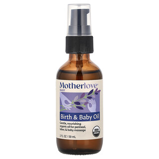 Motherlove, Baby-, geboorte- en babyolie, 59 ml (2 fl oz)