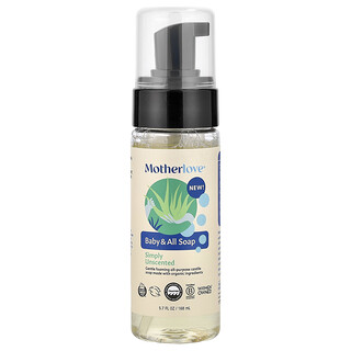 Motherlove, Savon bébé & tout usage, Sans parfum, 168 ml