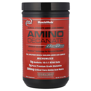MuscleMeds, Amino Decanate，西瓜味，13.3 盎司（378 克）