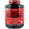 MuscleMeds, Carnivor Mass, Anabolic Beef Protein Gainer, Chocolate Peanut Butter, 6 lbs (2,744 g)