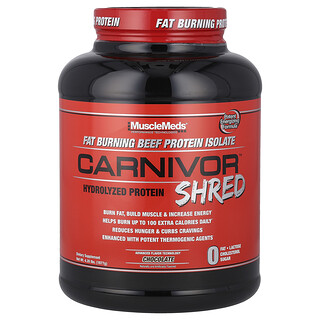 MuscleMeds, Carnivor Shred™, Proteína Hidrolisada, Sabor Chocolate, 1.977 g (4,35 lb)