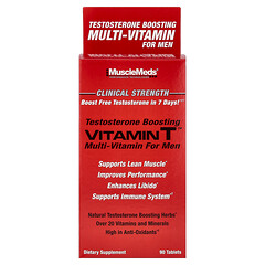Vitamin T™, мультивітаміни для підвищення рівня тестостерону для чоловіків, 90 таблеток