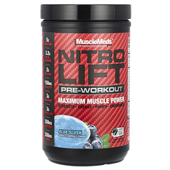 Nitro Lift™, передтренувальна добавка, блакитна каша, 522 г