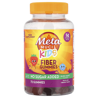 Metamucil, Παιδιά, Fiber Gummies, Μικτά μούρα, 72 Gummies