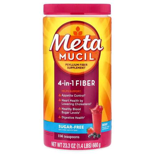 Metamucil 4-In-1 Fiber, Berry, 23.3 oz (660 g)