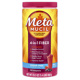 Metamucil, 4-σε-1 Fiber, μούρο, 23,3 ουγκιά (660 g)