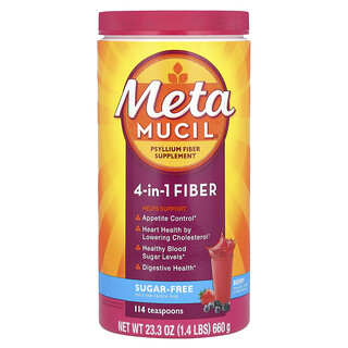 Metamucil, 4-σε-1 Fiber, μούρο, 23,3 ουγκιά (660 g)