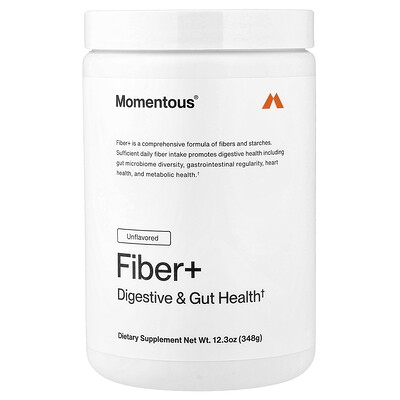 Momentous, Fiber+, Sin sabor, 348 g (12,3 oz)