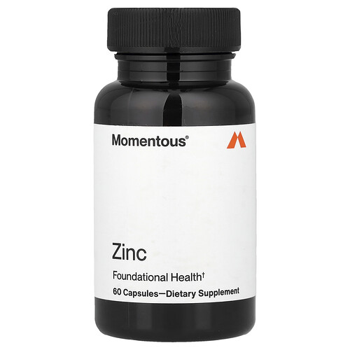 Momentous, Zinc, Zink, 60 Kapseln (15 mg pro Kapsel)