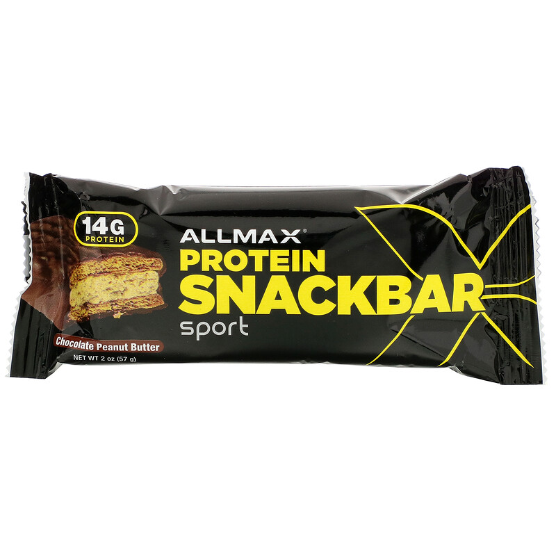ALLMAX Nutrition, High Protein Energy Snack, Protein Bar, Chocolate
