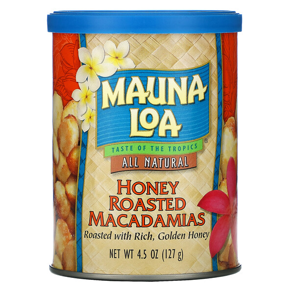 Mauna Loa‏, Honey Roasted Macadamias, 4.5 oz (127 g)