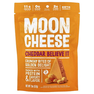 Moon Cheese, Crunchy Bites, cheddar Believe It, 2 oz (57 g)