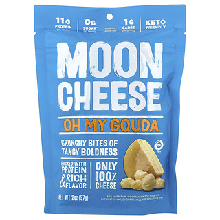 Moon Cheese, Crunchy Bites, Gouda Oh My, 57 g