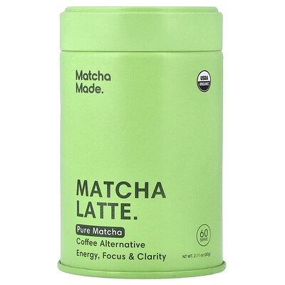 Morning Made, Latte de matcha, Matcha puro, 60 g (2,11 oz)