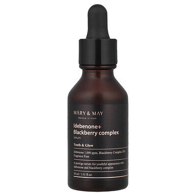 Mary & May, Idebenone + Blackberry Complex Serum, 1.01 fl oz (30 ml)