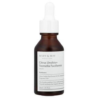 Mary & May, Citrus Unshiu + Tremella Fuciformis Serum, 1.01 fl oz (30 ml)