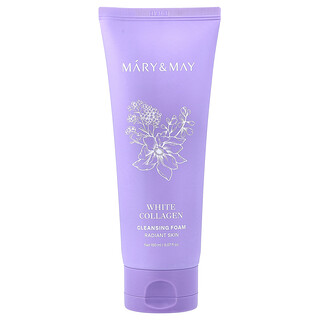 Mary & May, White Collagen Cleansing Foam, 5.07 fl oz (150 ml)