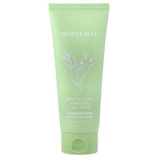 Mary & May, 鱼腥草 + 茶树洁面泡沫，5.07 液量盎司（150 毫升）