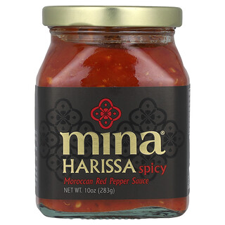 Mina, Harissa, Moroccan Red Pepper Sauce, Spicy, 10 oz (283 g)