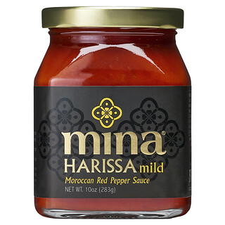 Mina, Harissa，摩洛哥紅辣椒醬，溫和，10 盎司（283 克）