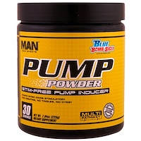 Pump Powder, Stim-Free Pump Inducer,Blue Bomb-Sicle, 7.94 oz (225 g) - изображение