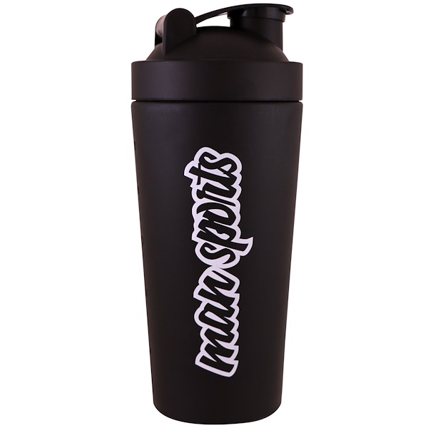MAN Sports, Metal Shaker, Black, 25 oz iHerb