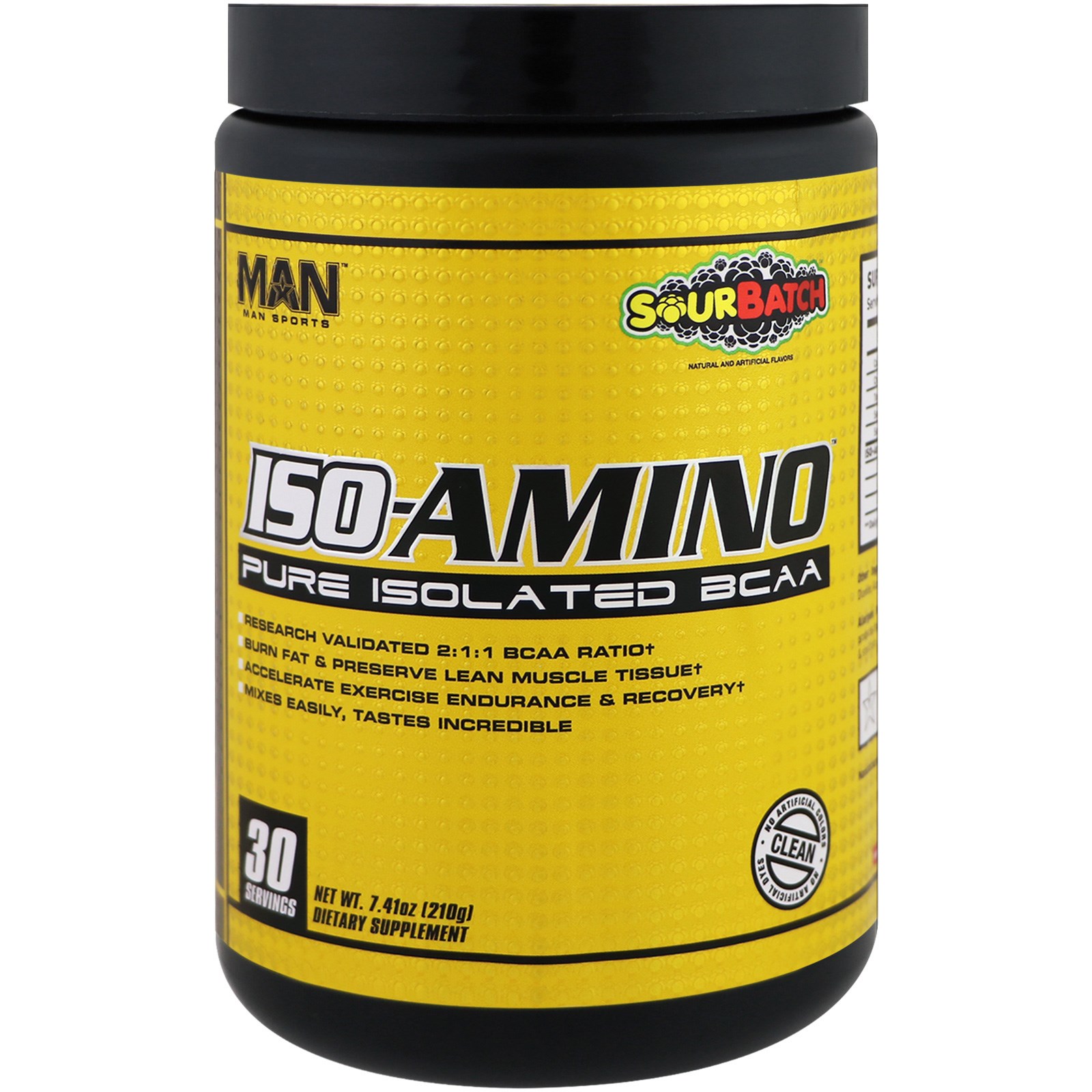 man sports iso amino