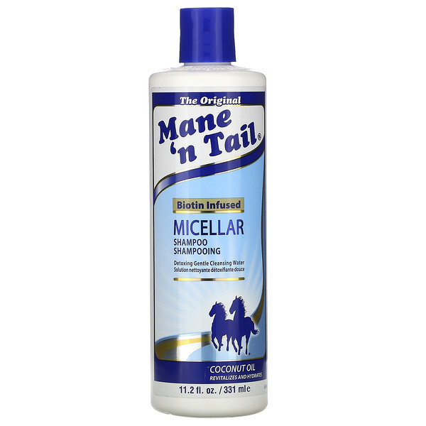 Micellar Shampoo, Biotin Infused, Coconut Oil, 11.2 fl oz (331 ml)