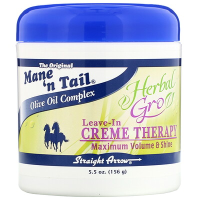 Mane 'n Tail Herbal Gro, Несмываемый крем для волос, 5,5 унций (156 г)