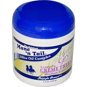 Купить Mane 'n Tail, Herbal Gro, Несмываемый крем для волос, 5,5 унций (156 г)  на IHerb