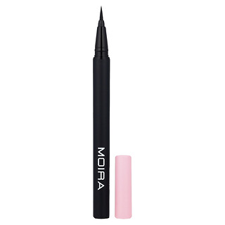 Moira Beauty, Pelapik Cecair Ketepatan, Kalis Air, 01 Hitam, 0.025 oz (0.7 g)
