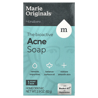 Marie Originals, 生物活性粉刺緩解塊皂，2.9 盎司（82 克）