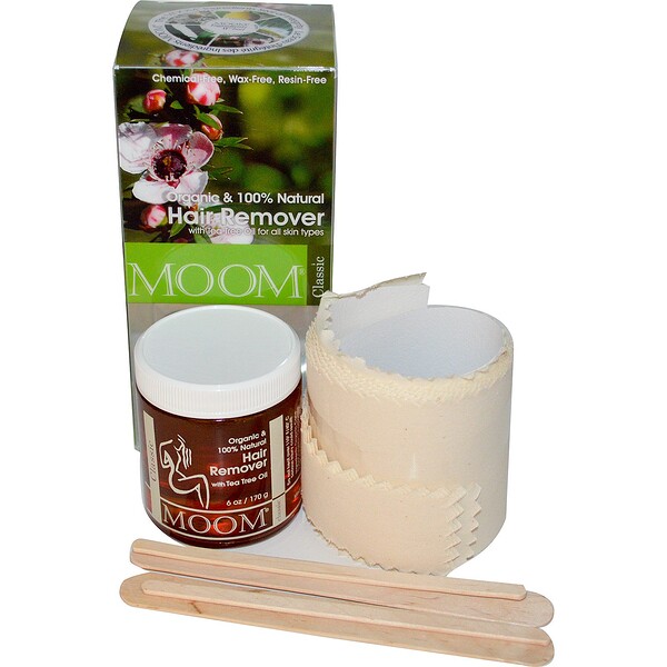 Moom‏, Organic Hair Remover, with Tea Tree Oil, Classic, 6 oz (170 g)