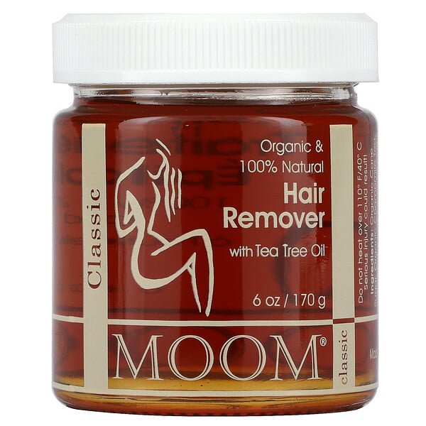 Moom, средство для удаления волос с маслом чайного дерева, классическая формула, 170 г (6 унций)