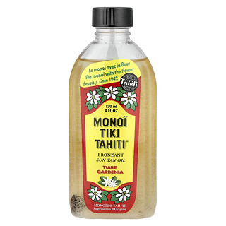Monoi Tiare Tahiti, Aceite bronceador con protector solar, 120 ml (4 oz. líq.)