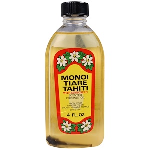 Monoi Tiare Tahiti, Масло для загара с солнцезащитным экраном, 120 мл (4 унции)