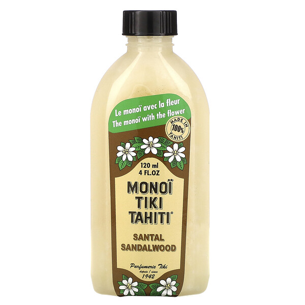 Monoi Tiare Tahiti, Monoi Tiki Tahiti, Sandelholz, 120 ml