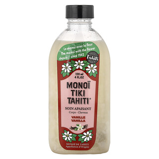 Monoi Tiare Tahiti, Monoi Tiki Tahiti®, Kokosöl, Vanille, 120 ml (4 fl. oz.)