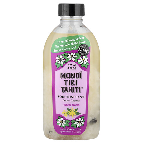 Monoi Tiare Tahiti, Monoi Tiki Tahiti®, Ylang Ylang, 120 ml (4 fl. oz.)