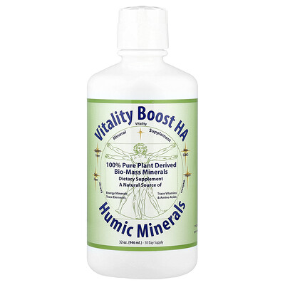 Morningstar Minerals, Vitality Boost HA, Minerales húmicos, 946 ml (32 oz. Líq.)