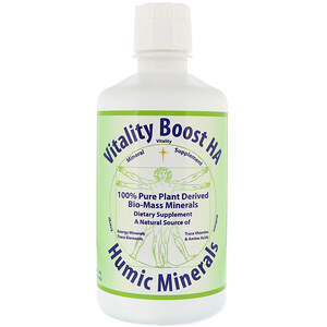 Отзывы о морнингстар минералс, Vitality Boost HA, Humic Minerals, 32 fl oz (946 ml)