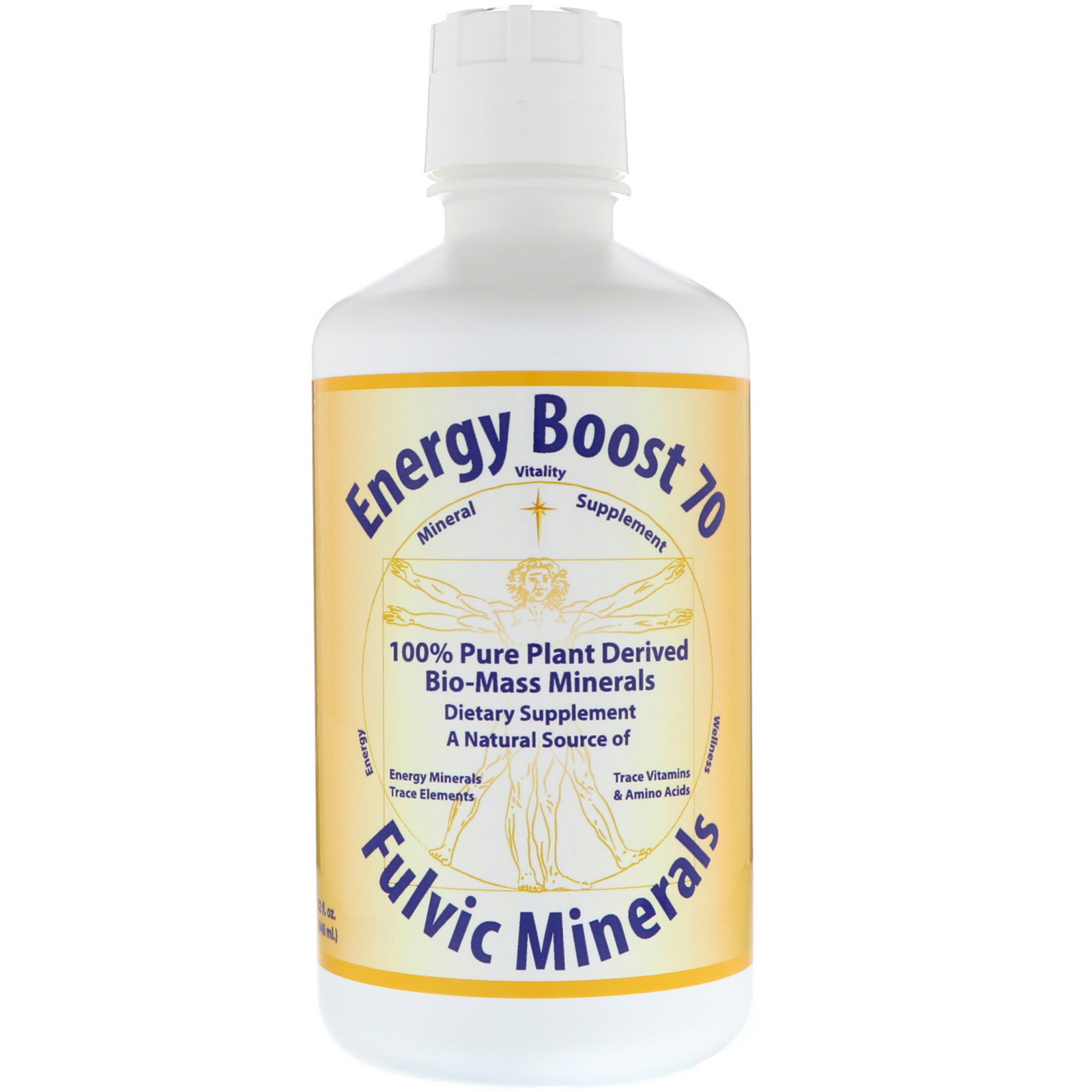 Morningstar Minerals, Energy Boost 70, Fulvic Minerals, 32 fl oz (946 ...