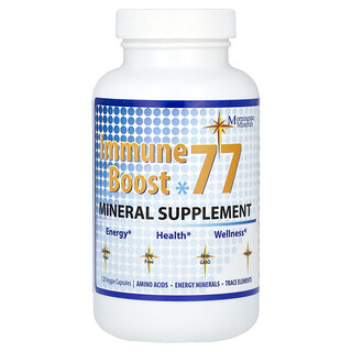 Morningstar Minerals, Immune Boost 77, 120 Bitkisel Kapsül
