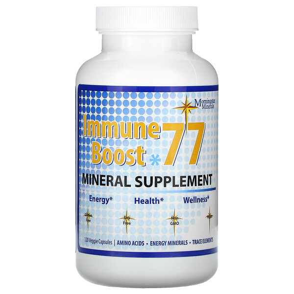 Morningstar Minerals, Immune Boost 77, Mineral Supplement, 120 Veggie Capsules
